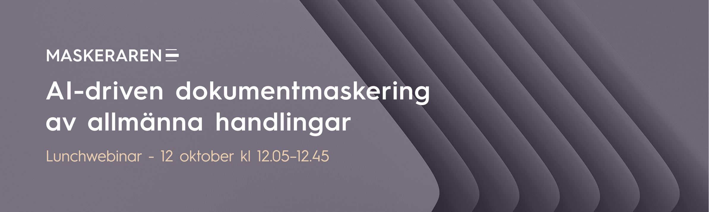 Lunchwebinar: AI-driven dokumentmaskering av allmänna handlingar