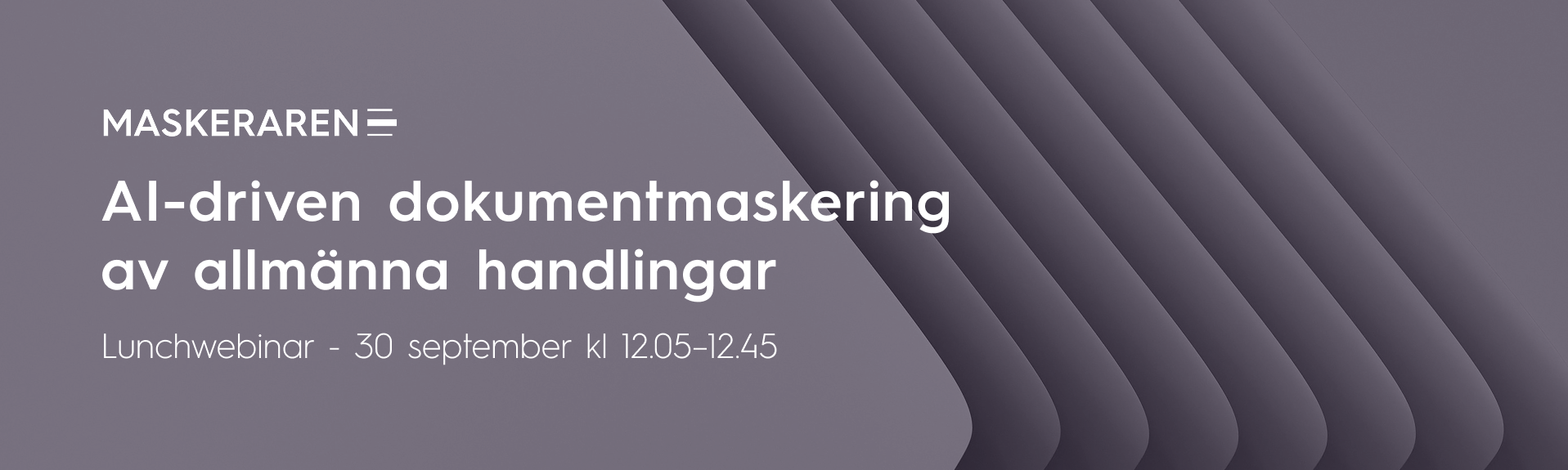 Lunchwebinar: AI-driven dokumentmaskering av allmänna handlingar