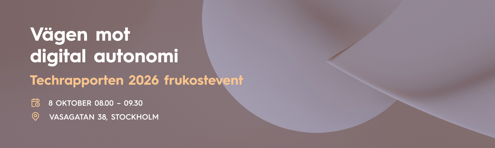 Frukostevent: Vägen mot digital autonomi
