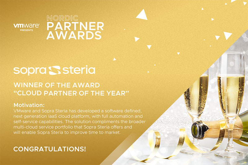 WMware utser Sopra Steria till årets partner